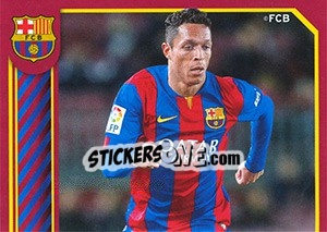 Cromo Adriano Correia in action - FC Barcelona 2014-2015 - Panini