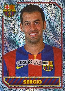 Sticker Sergio (Portrait) - FC Barcelona 2014-2015 - Panini