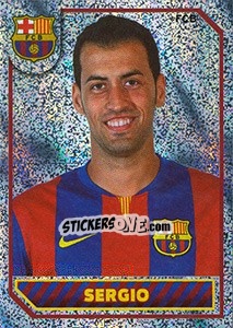 Sticker Sergio (Portrait) - FC Barcelona 2014-2015 n. 101 - Panini