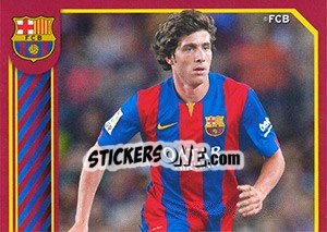 Sticker S. Roberto in action - FC Barcelona 2014-2015 n. 122 - Panini
