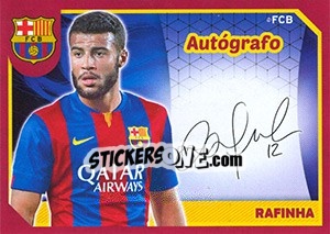 Sticker Rafinha (Autografo) - FC Barcelona 2014-2015 n. 129 - Panini