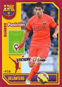 Sticker Suárez (Position) - FC Barcelona 2014-2015 n. 144 - Panini