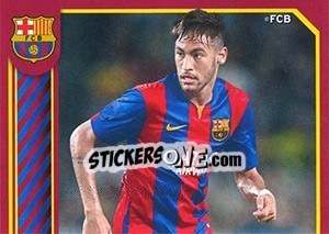 Sticker Neymar Jr in action - FC Barcelona 2014-2015 n. 146 - Panini