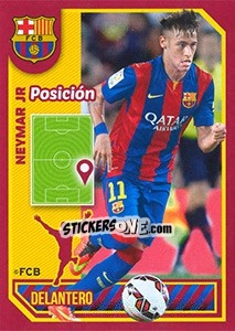 Sticker Neymar Jr (Position) - FC Barcelona 2014-2015 n. 150 - Panini