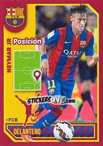 Sticker Neymar Jr (Position) - FC Barcelona 2014-2015 - Panini