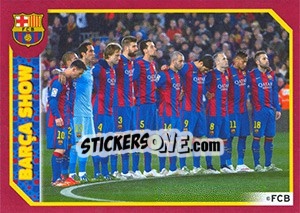 Sticker Team Shot - FC Barcelona 2014-2015 n. 152 - Panini