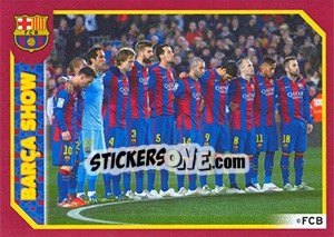 Figurina Team Shot - FC Barcelona 2014-2015 - Panini