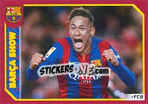 Sticker Neymar Jr (Goal Celebration) - FC Barcelona 2014-2015 n. 157 - Panini