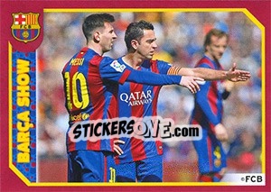 Sticker Messi / Xavi / Rakitic - FC Barcelona 2014-2015 n. 158 - Panini