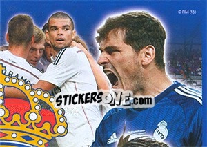 Sticker Real Madrid Club de Fútbol - Real Madrid 2014-2015 n. 2 - Panini