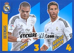 Cromo Pepe / Sergio Ramos