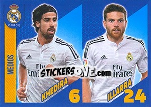 Sticker Khedira / Illarramendi - Real Madrid 2014-2015 n. 13 - Panini