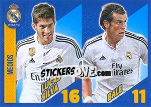 Sticker Lucas Silva-Bale - Real Madrid 2014-2015 - Panini