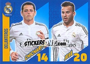Sticker Chicharito-Jese - Real Madrid 2014-2015 n. 18 - Panini