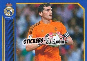 Sticker Iker Casillas in action - Real Madrid 2014-2015 - Panini