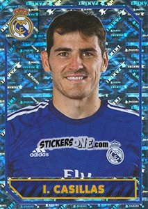 Sticker Iker Casillas (Portrait) - Real Madrid 2014-2015 - Panini