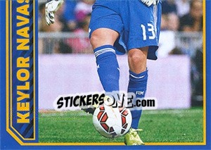 Sticker Keylor Navas in action - Real Madrid 2014-2015 n. 31 - Panini