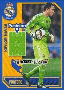 Sticker Keylor Navas (Position) - Real Madrid 2014-2015 - Panini