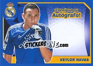 Sticker Keylor Navas (Autografo) - Real Madrid 2014-2015 - Panini