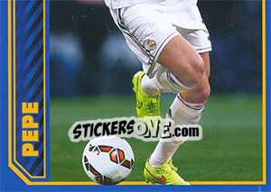 Sticker Pepe in action - Real Madrid 2014-2015 n. 51 - Panini