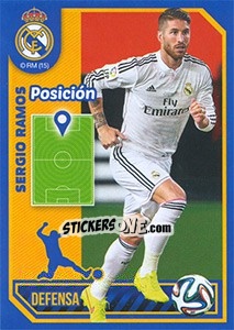 Sticker Sergio Ramos (Position) - Real Madrid 2014-2015 - Panini