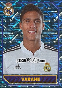 Sticker Raphael Varane (Portrait) - Real Madrid 2014-2015 - Panini