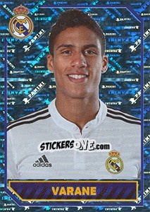 Cromo Raphael Varane (Portrait) - Real Madrid 2014-2015 - Panini