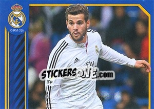 Cromo Nacho in action - Real Madrid 2014-2015 - Panini