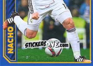 Sticker Nacho in action - Real Madrid 2014-2015 - Panini