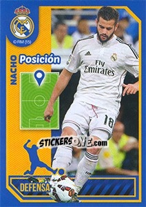 Cromo Nacho (Position) - Real Madrid 2014-2015 - Panini