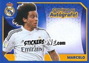 Sticker Marcelo (Autografo) - Real Madrid 2014-2015 - Panini