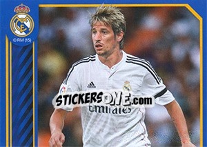 Sticker Fabio Coentrao in action - Real Madrid 2014-2015 - Panini