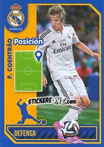 Sticker Fabio Coentrao (Position) - Real Madrid 2014-2015 - Panini