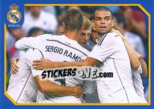 Sticker Real Madrid in 2014-15 (Goal Celebration) - Real Madrid 2014-2015 - Panini