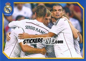 Sticker Real Madrid in 2014-15 (Goal Celebration) - Real Madrid 2014-2015 n. 85 - Panini