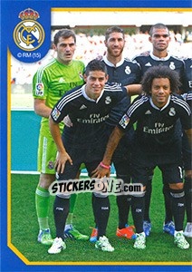 Sticker Team shot (In black equip) - Real Madrid 2014-2015 - Panini