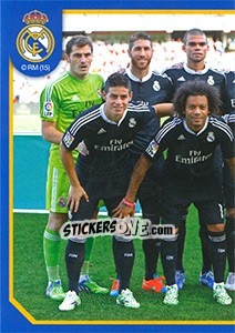 Figurina Team shot (In black equip) - Real Madrid 2014-2015 - Panini