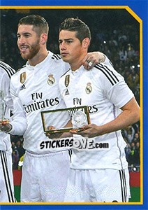 Figurina La gala FIFA 2014 - Real Madrid 2014-2015 - Panini