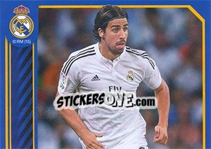 Sticker Sami Khedira in action - Real Madrid 2014-2015 - Panini