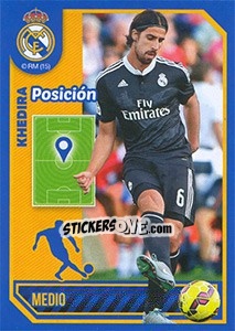 Sticker Sami Khedira (Position) - Real Madrid 2014-2015 - Panini