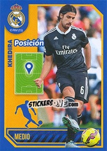 Sticker Sami Khedira (Position) - Real Madrid 2014-2015 n. 94 - Panini