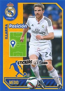Cromo Asier Illarramendi (Position) - Real Madrid 2014-2015 - Panini