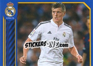 Sticker Toni Kroos in action - Real Madrid 2014-2015 n. 102 - Panini