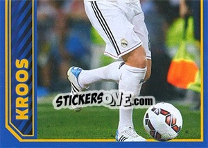 Sticker Toni Kroos in action - Real Madrid 2014-2015 - Panini