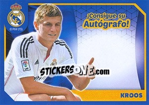 Sticker Toni Kroos (Autografo) - Real Madrid 2014-2015 n. 105 - Panini