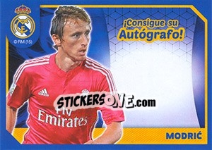 Sticker Luka Modric (Autografo) - Real Madrid 2014-2015 n. 109 - Panini
