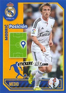 Sticker Luka Modric (Position) - Real Madrid 2014-2015 n. 110 - Panini