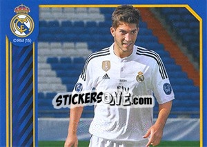 Cromo Lucas Silva in action - Real Madrid 2014-2015 - Panini