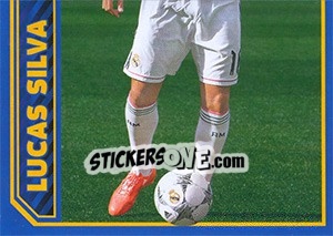 Sticker Lucas Silva in action - Real Madrid 2014-2015 n. 113 - Panini