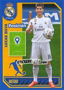 Cromo Lucas Silva (Position) - Real Madrid 2014-2015 - Panini